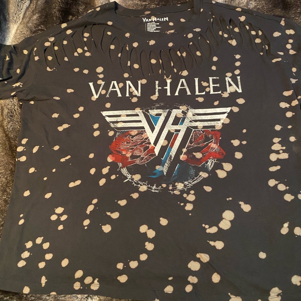Distressed VanHalen Shirt